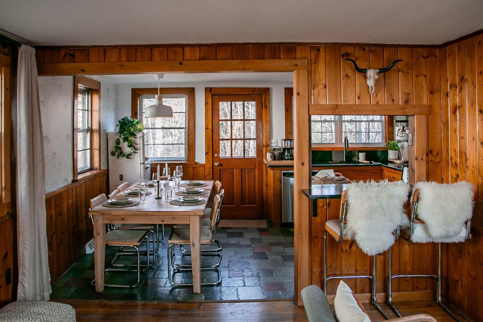 לדלו Birch House: Cozy Cabin 5 Min From Okemo מראה חיצוני תמונה